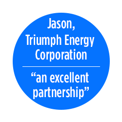 Triumph Energy Corporation testimonial - an excellent partnership